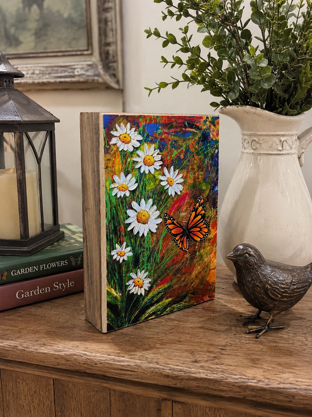 We Bloom Despite Art Print on Cradled Wood Panel