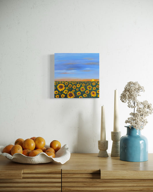 Field of Light Acrylic Painting