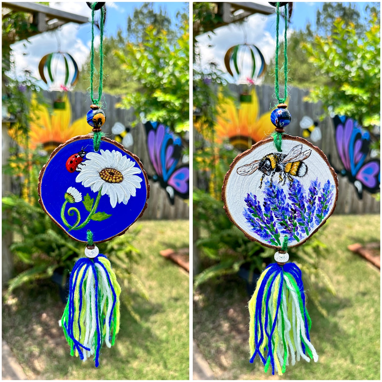 Hand Painted Wooden Ornaments