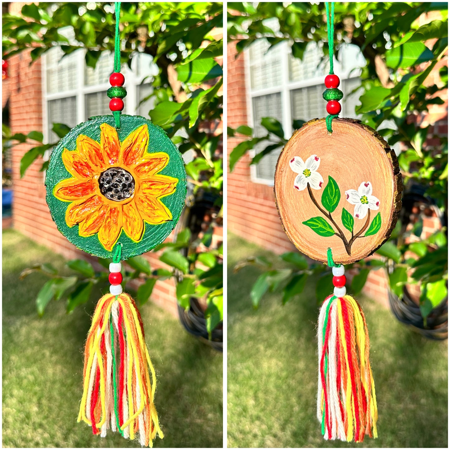 Hand Painted Wooden Ornaments