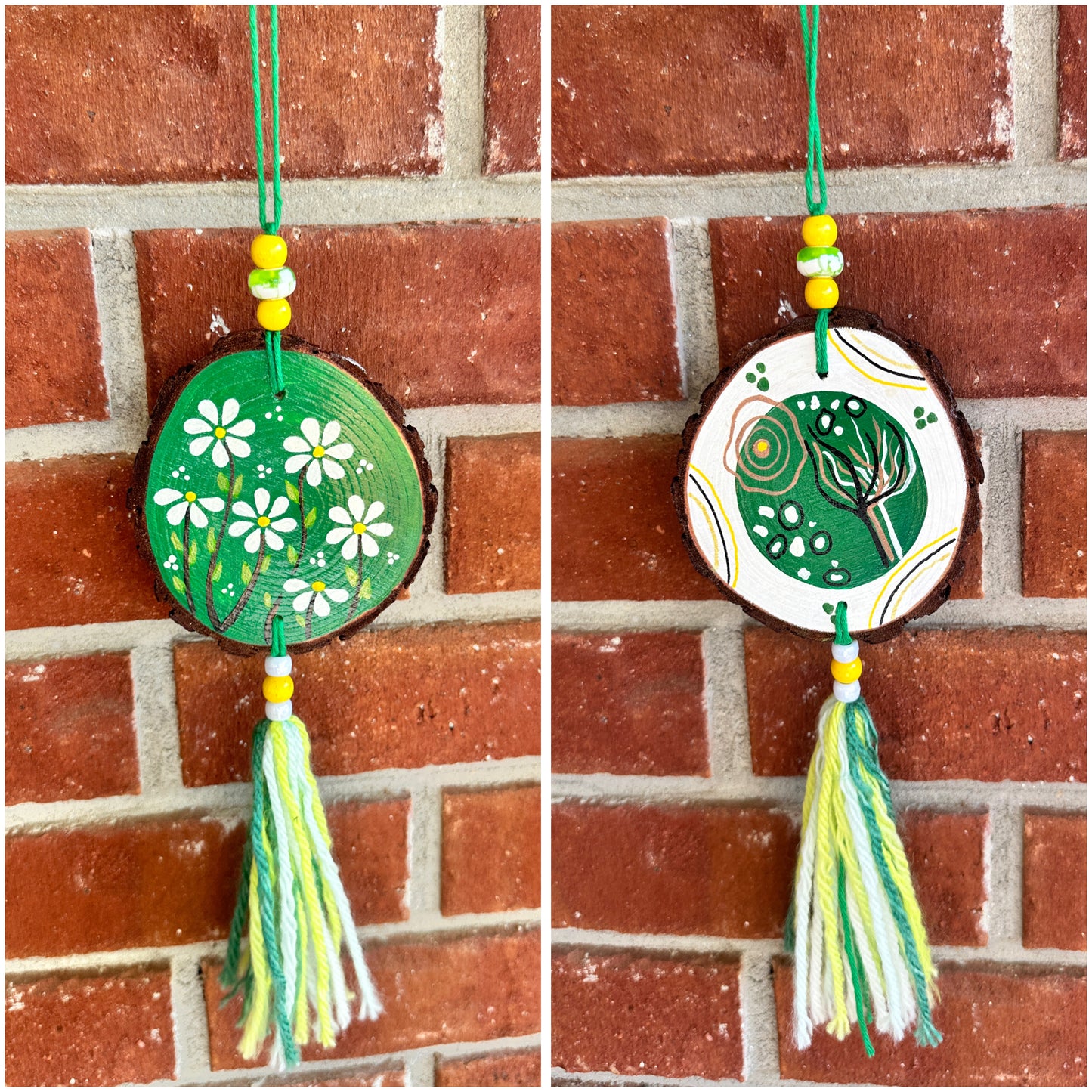 Hand Painted Wooden Ornaments