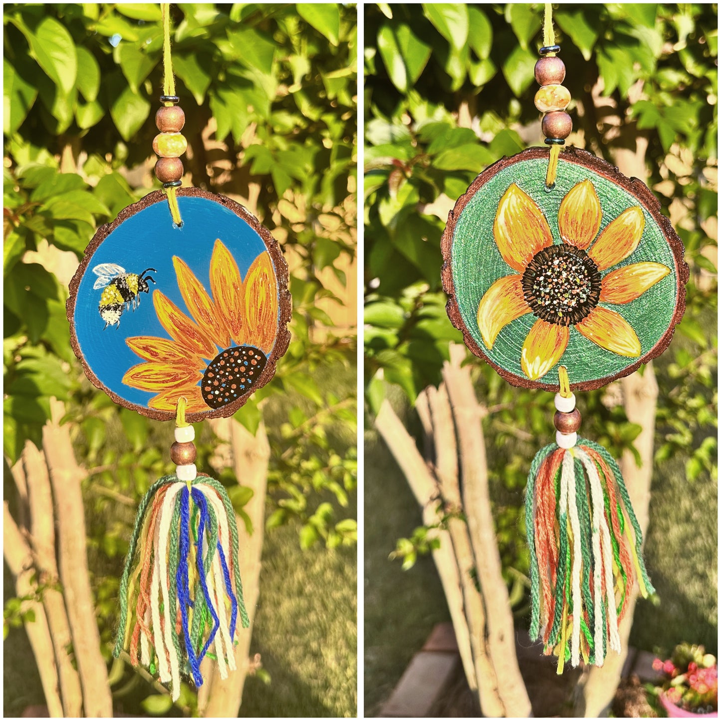 Hand Painted Wooden Ornaments