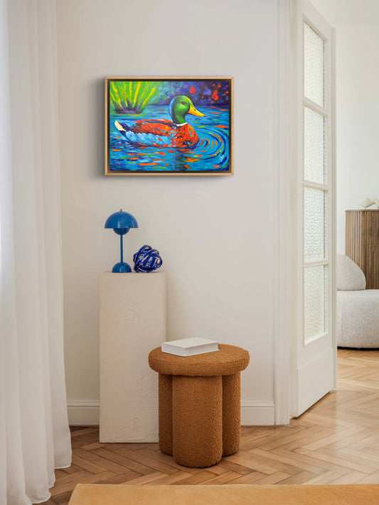 Color Me Quackers Acrylic Painting