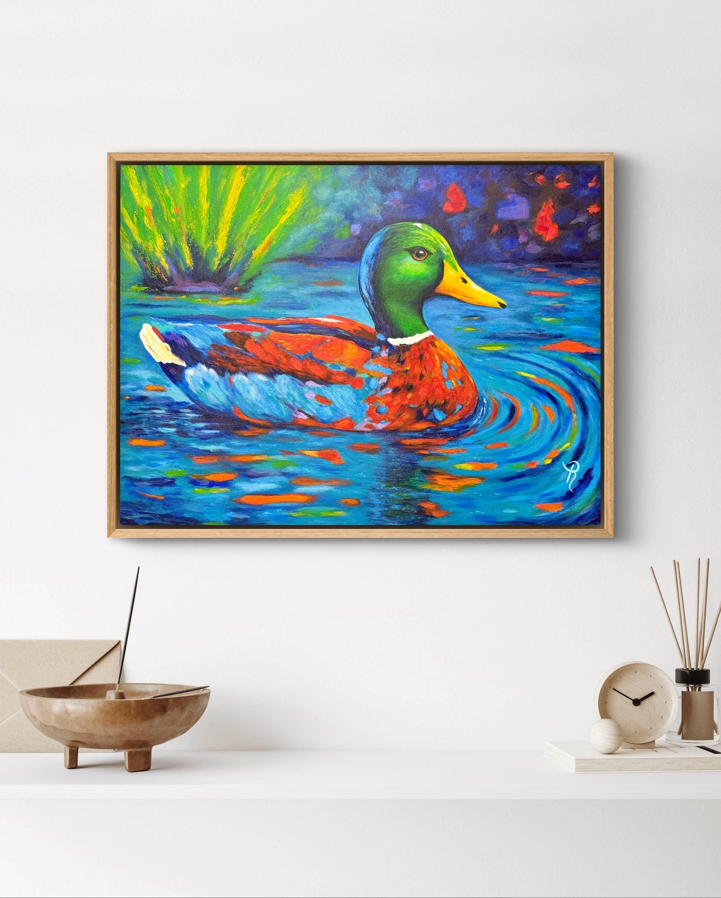 Color Me Quackers Acrylic Painting