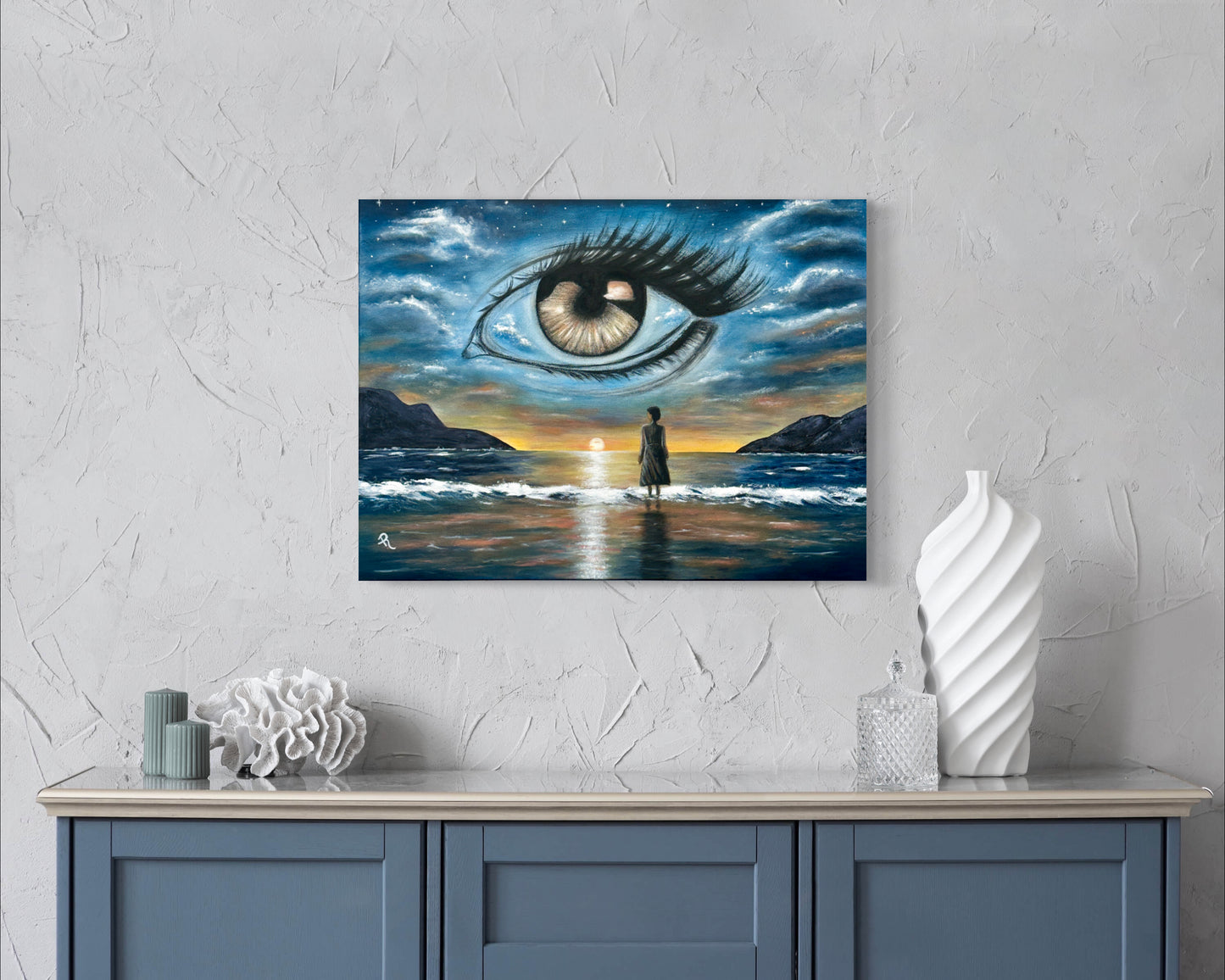 Eye of the Storm Acrylic Painting