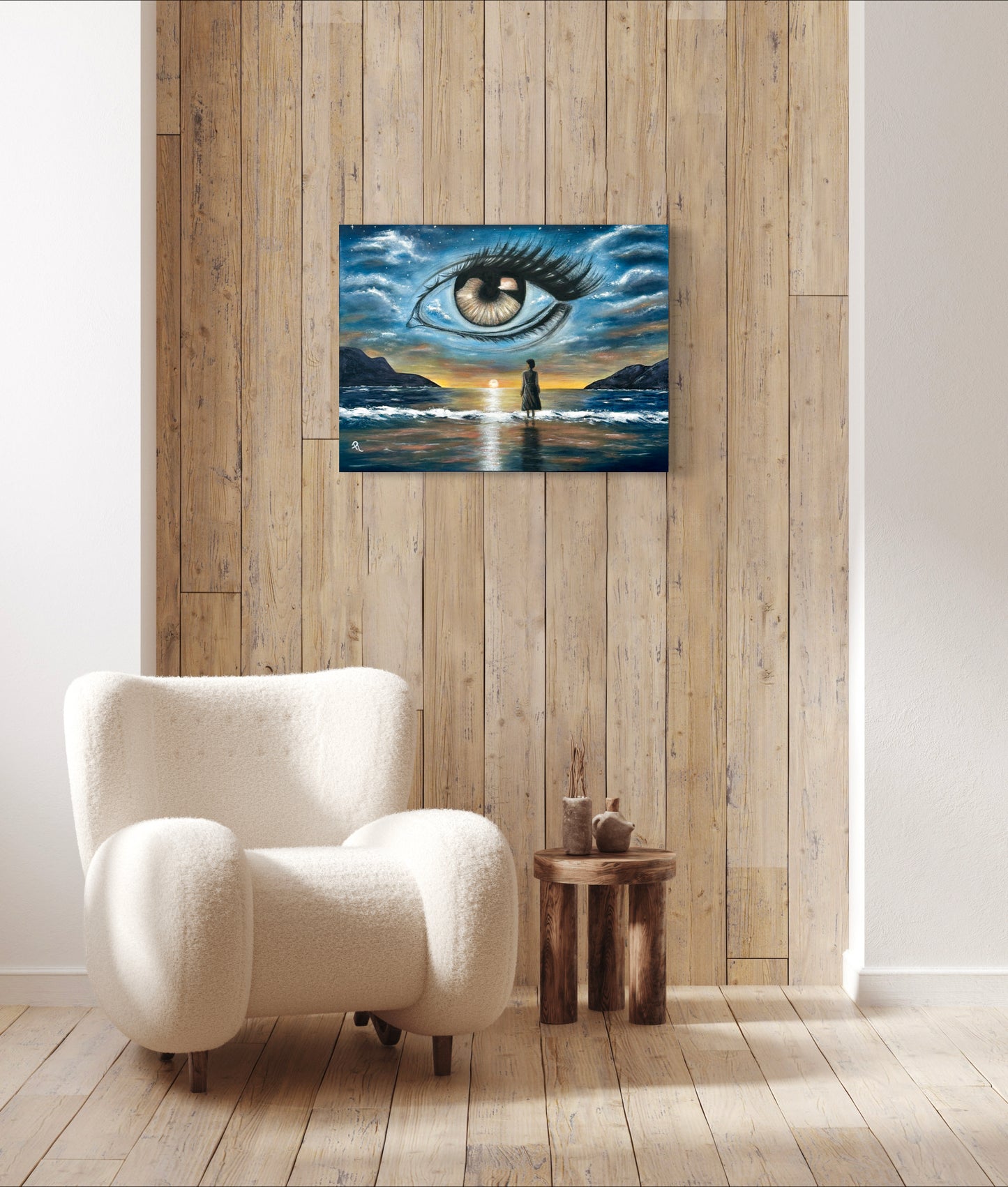 Eye of the Storm Acrylic Painting