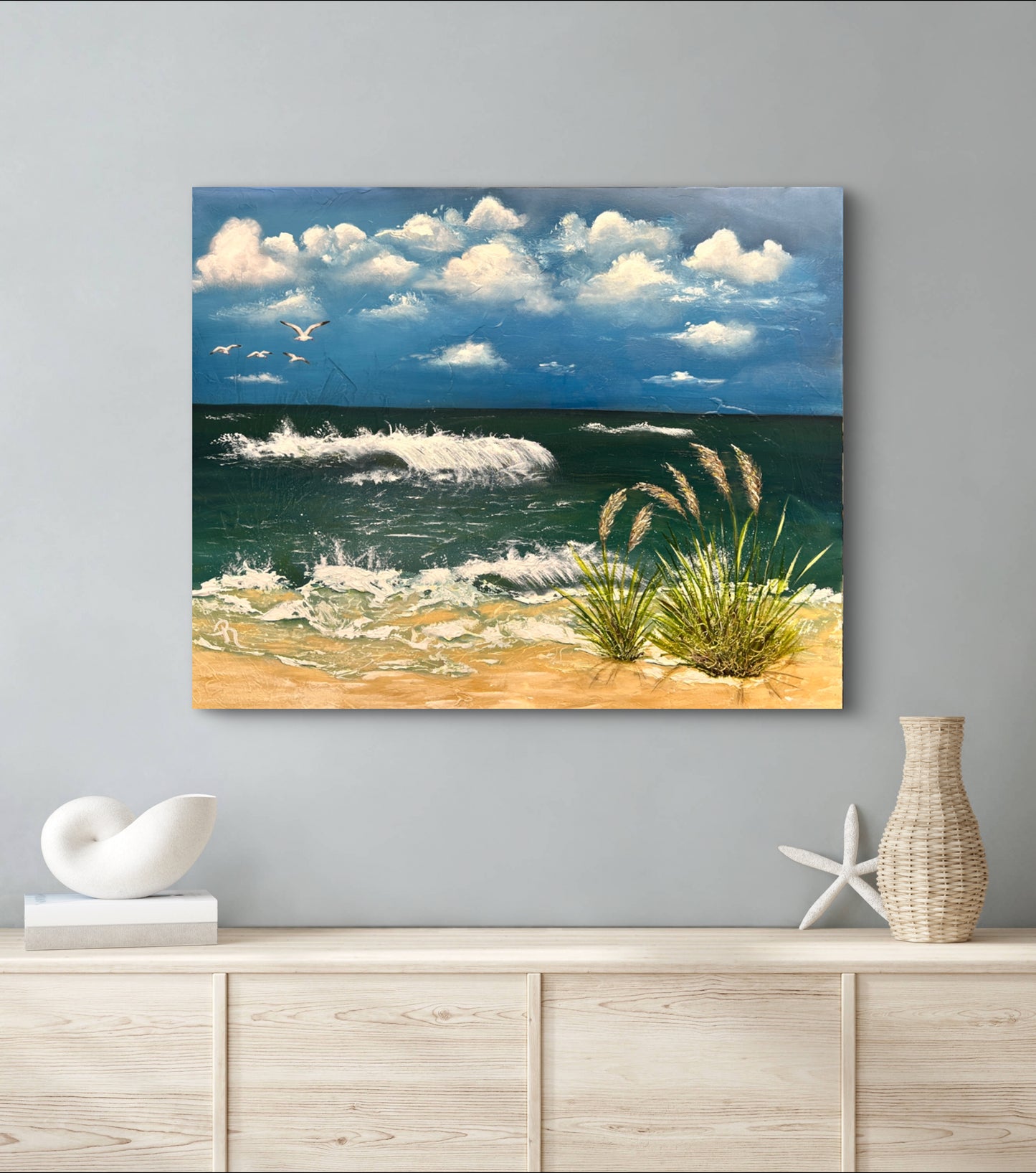 The Emerald Sea Oil Painting