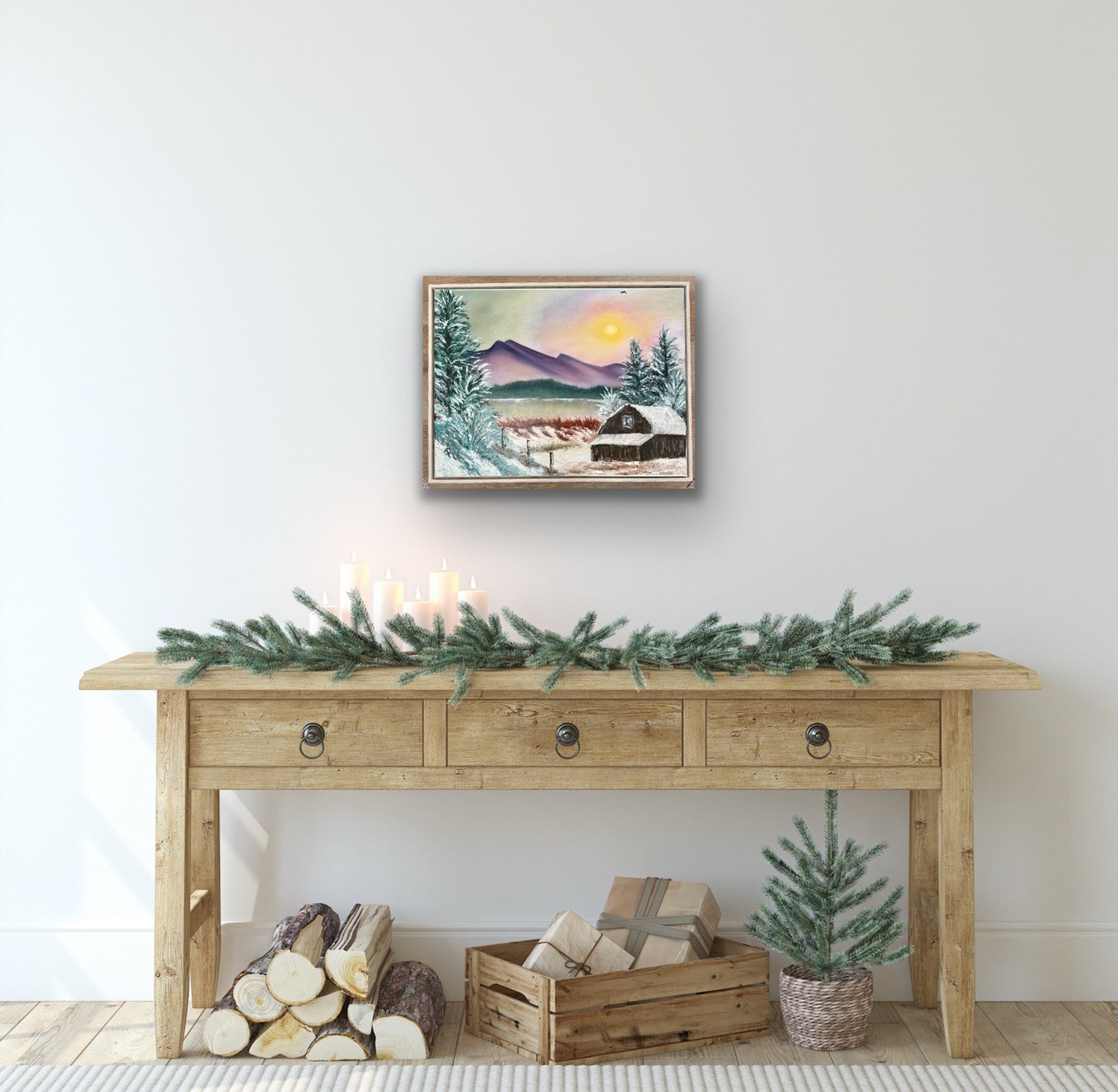 Whispers of Winter Oil Painting