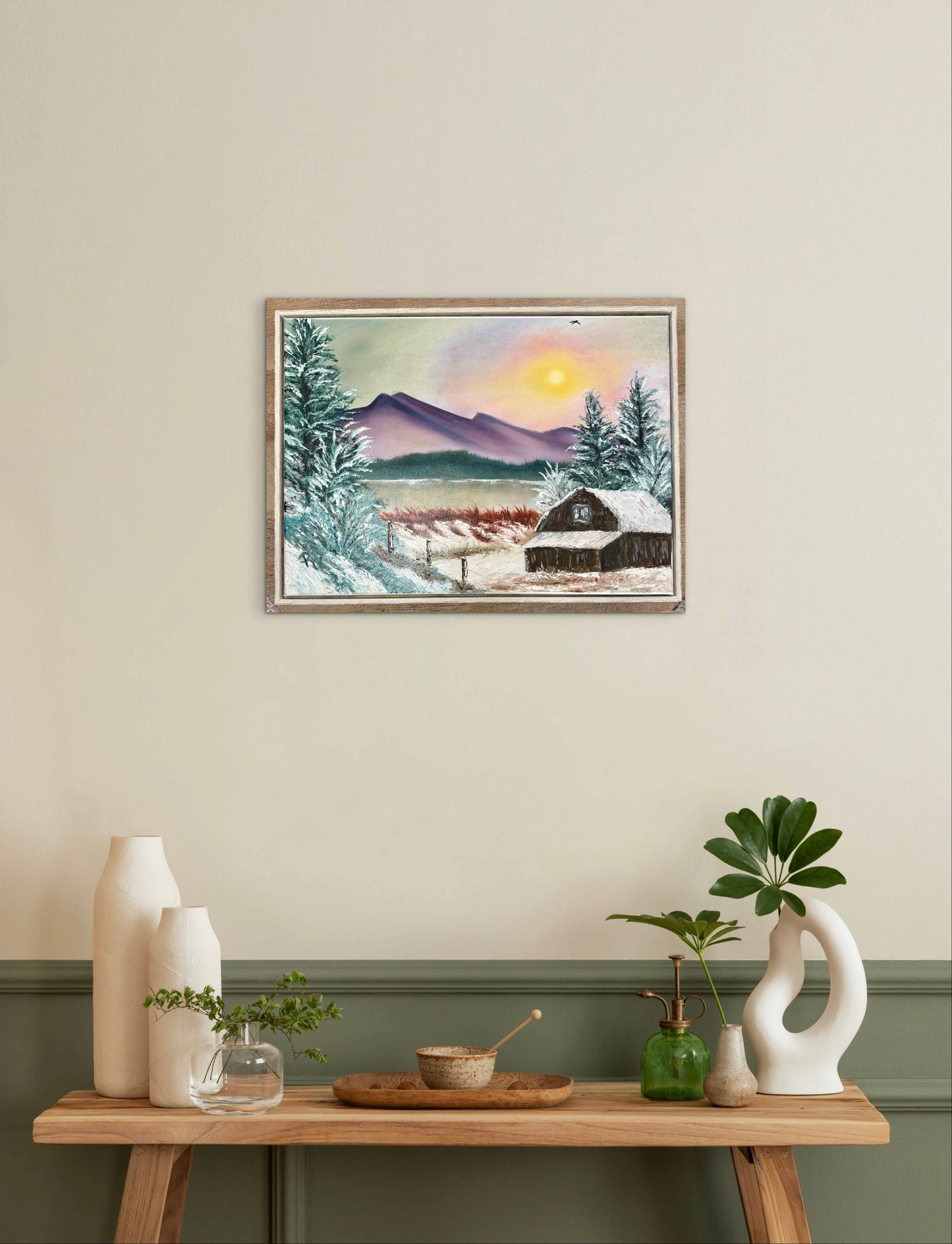 Whispers of Winter Oil Painting