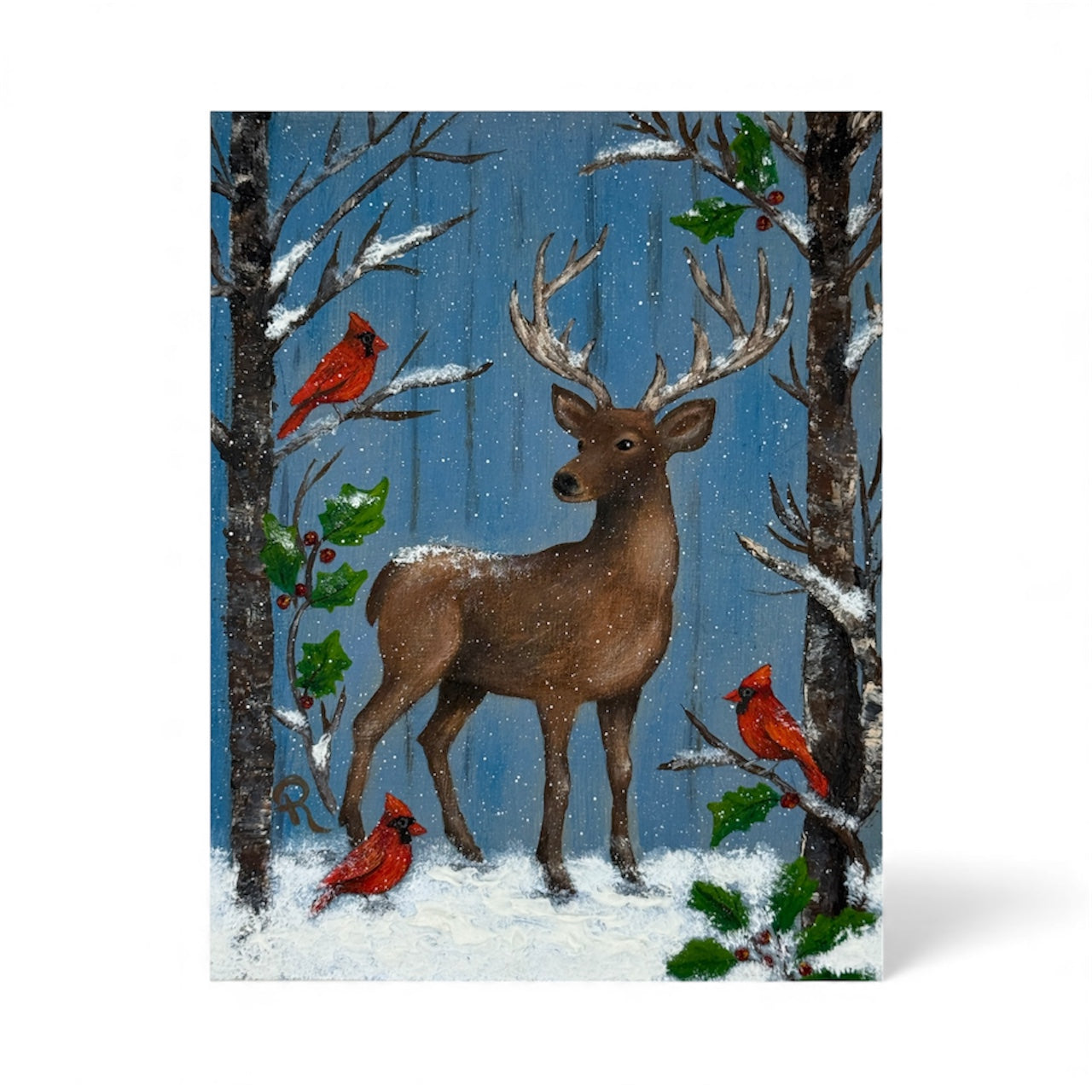 Winter Stillness Acrylic Painting