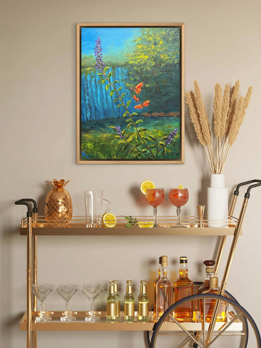 Flutterdance Acrylic Painting