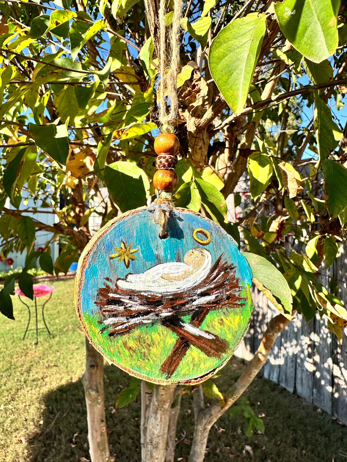 Hand Painted Wooden Ornaments