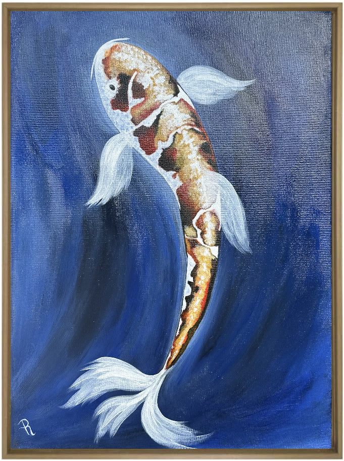 Koi Fish Acrylic Painting