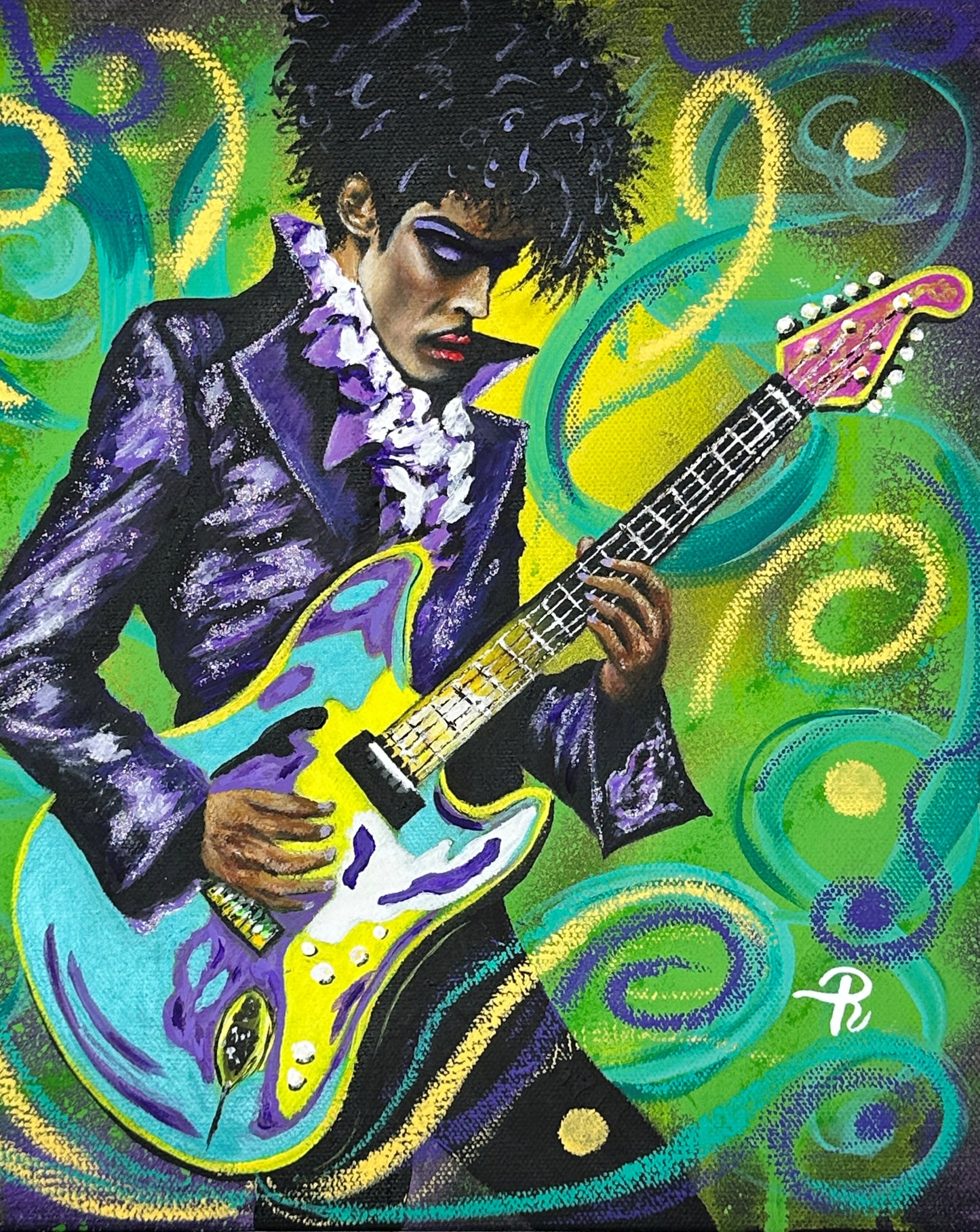 Purple Rain Maker Art Print