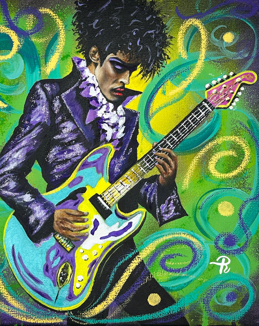 Purple Rain Maker Art Print