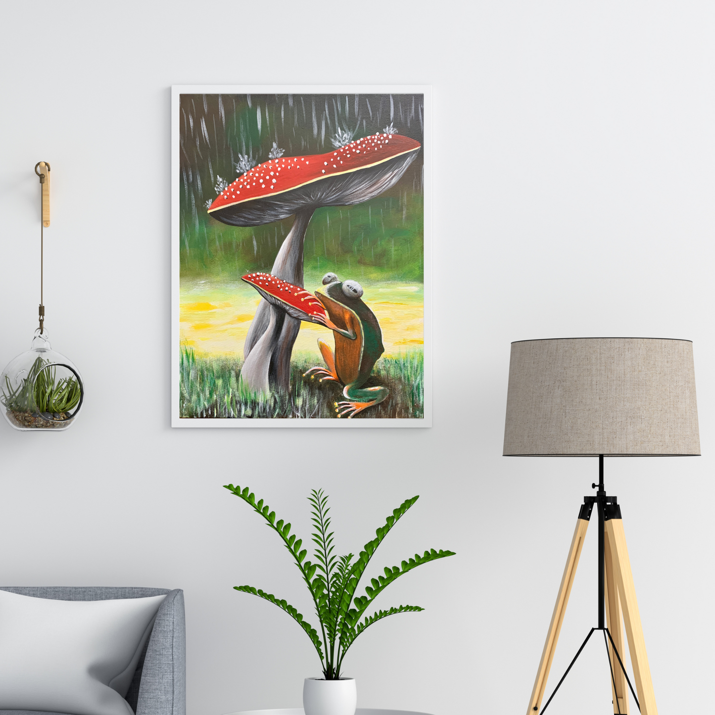 Raindrops Keep Falling Art Print