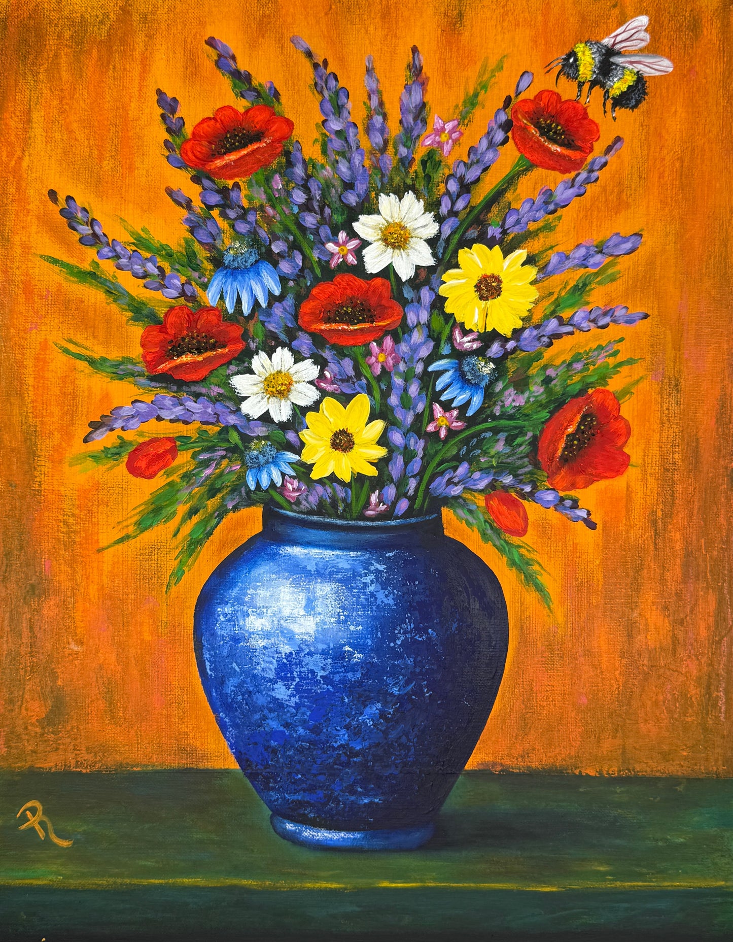 L'été en Vase (Summer in a Vase) Art Print