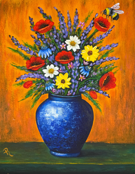 L'été en Vase (Summer in a Vase) Art Print