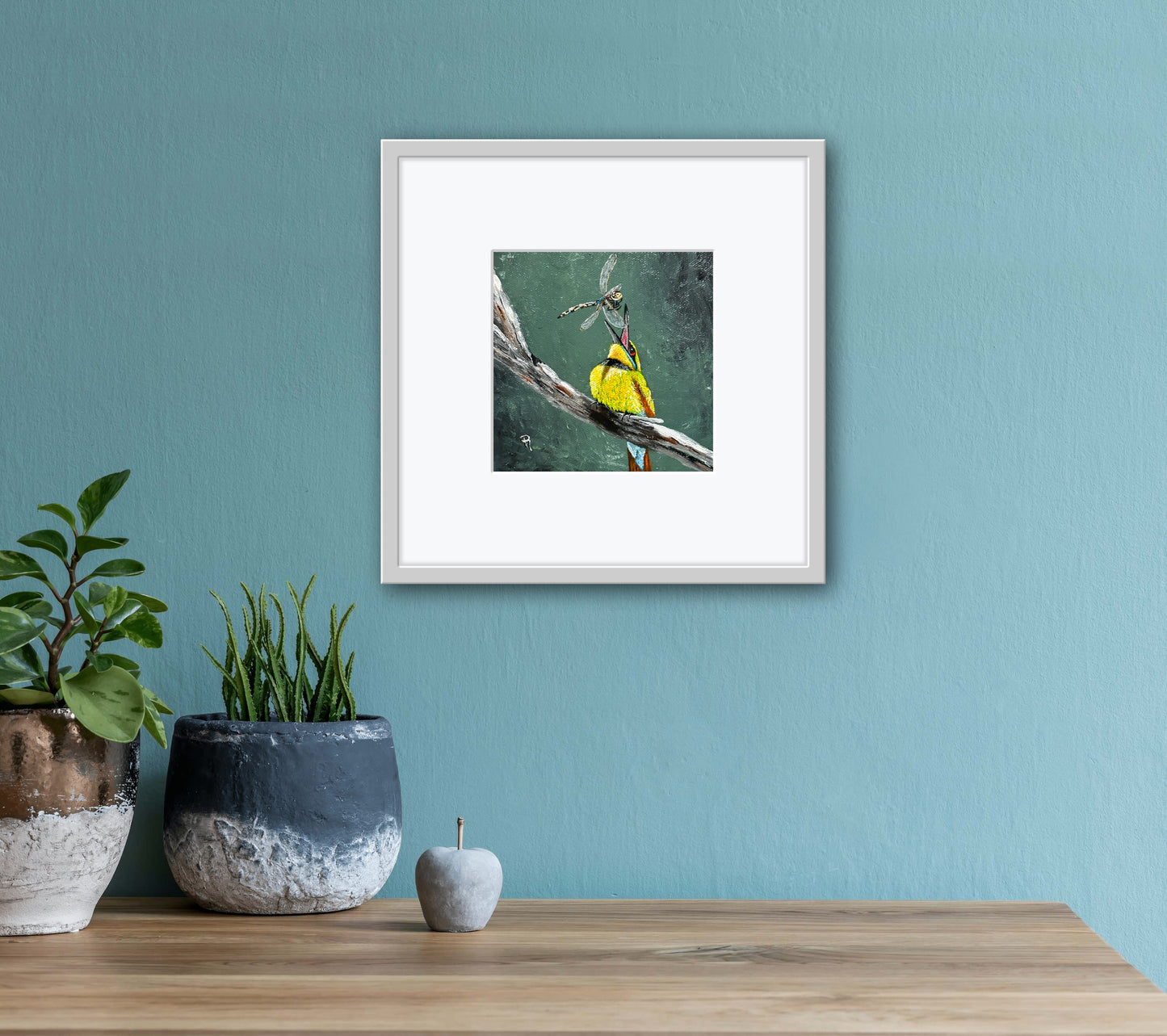 Rainbow Bee Eater Bird Acrylic Painting