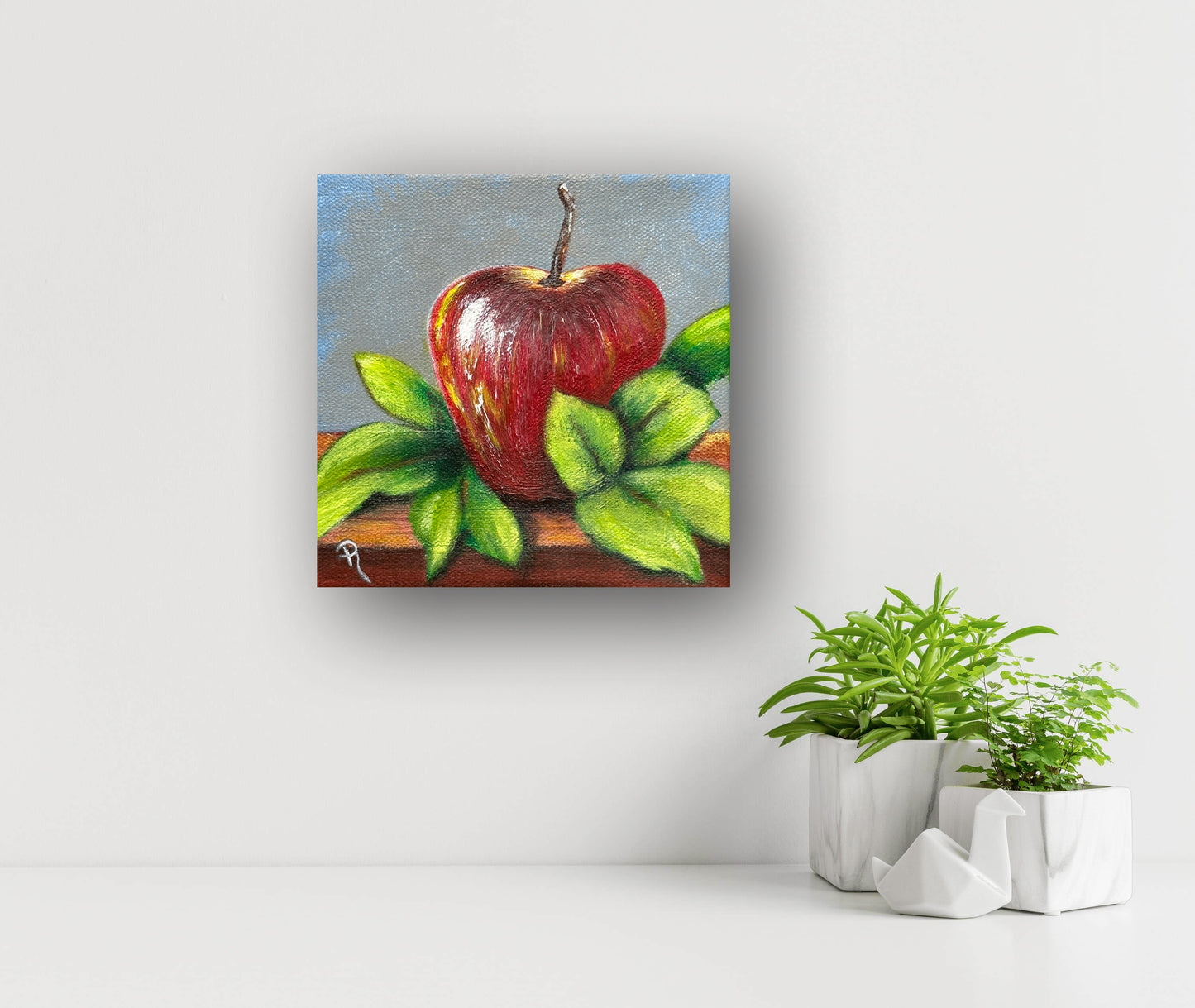 An Apple A Day Acrylic Painting