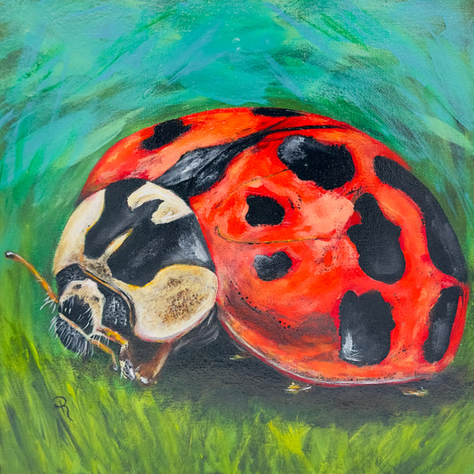 Lively Ladybug Art Print