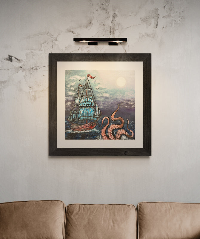 The Curious Kraken Art Print