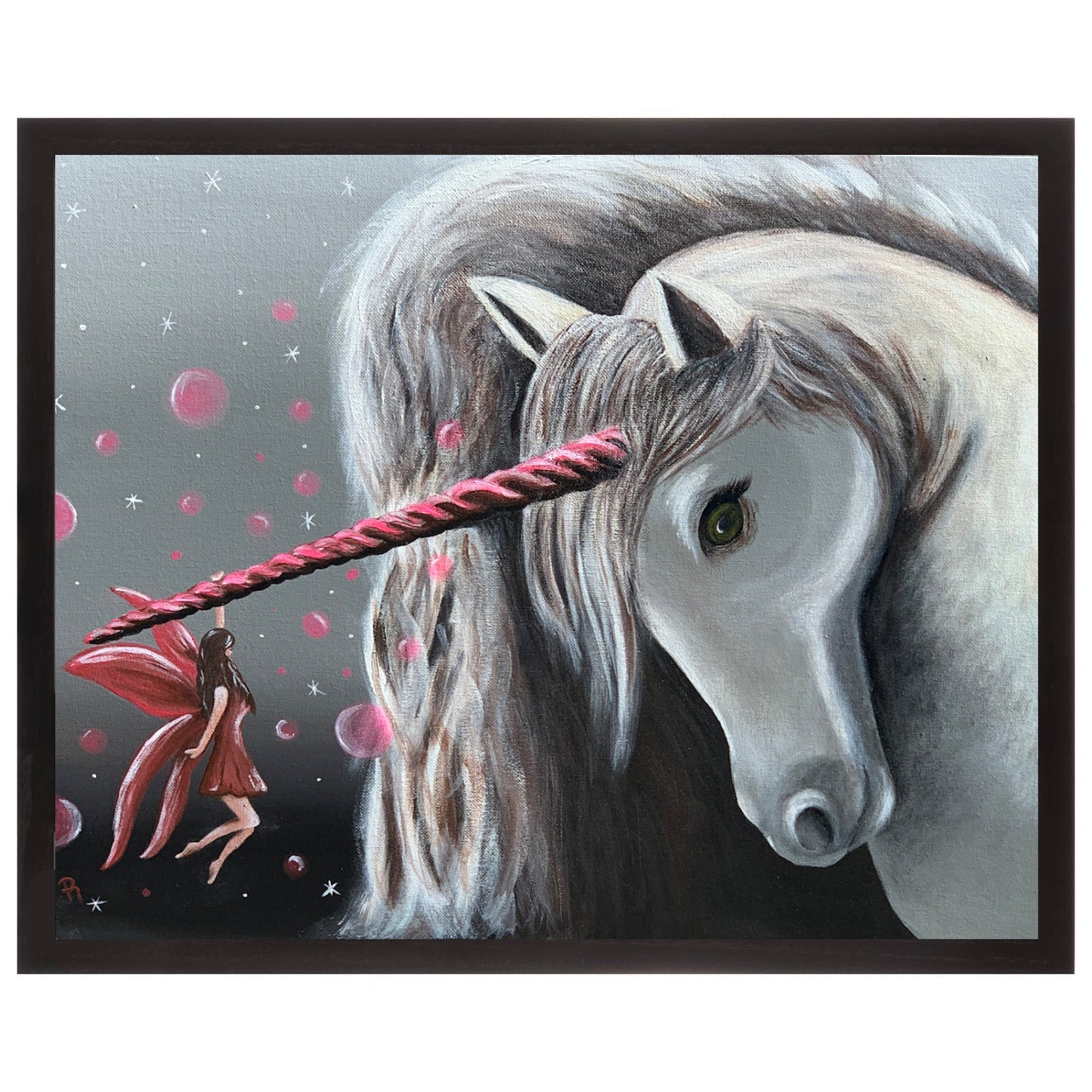 Unicorn and Fairy Acrylic Painting